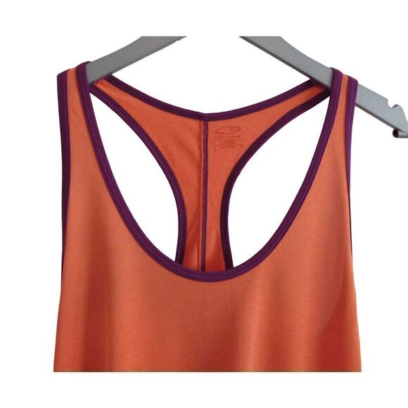 Champion Loose Orange & Purple Racer Back Active Tank Top L - Picture 2 of 5